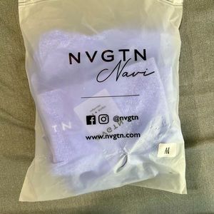 NVGTN halter sport bra size M